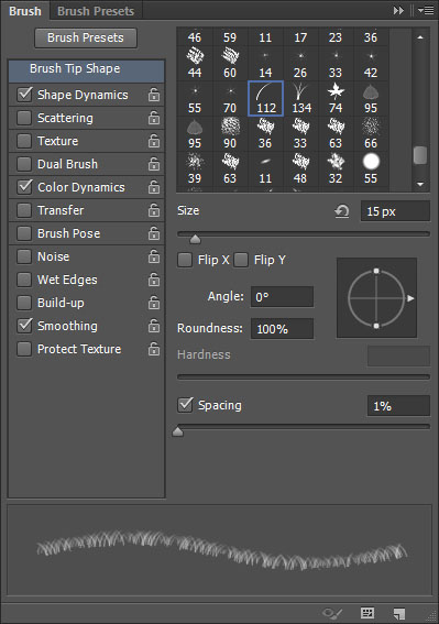 Striped Fuzzy Text Effect step 3
